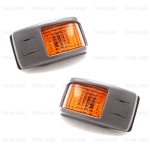 ไฟเลี้ยวข้างประตู ข้างซ้าย+ขวา 2 ชิ้น สีส้ม สำหรับ Hino Mega Ranger 500/MEGA/700/PROFIA ปี 2001-2017